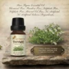 Thyme Essential Oil 15ml | Fresh spicy herbal scent | Natural decongestant | Upper Respiratory Relief | Treatment of alopecia [small patches of hair loss] | Steam inhalation, Bath, Massage oil, Mouth wash | Aromatherapy