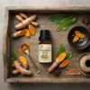 Turmeric Root Essential Oil 15ml | Spicy, warming and earthy scent | It works like a miracle to skin, Skin Blemish Care, reduce dullness  | Improve skin clarity, and enhance natural skin glow | Aromatherapy