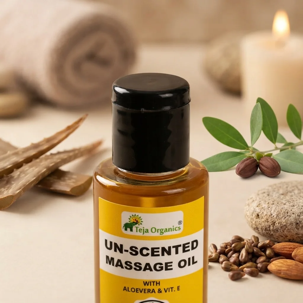 unscented-massage-oil-100ml-fragrance-gallery1-candidate-1786039369 Unscented Massage Oil 100ml | Fragrance-Free Natural Body Massage Oil | Lightweight, Non Greasy & Non-Sticky – Absorbs easily | Ideal for Daily Massage
