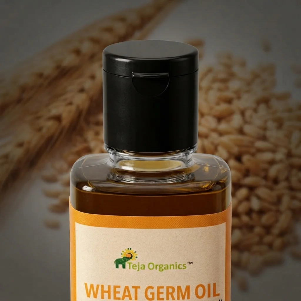 wheat-germ-carrier-oil-gallery1-candidate-1786020263 Wheat Germ Oil | Cold-pressed Unrefined | Provides Daily requirements of Vitamin E | Useful for Skin, Body & Hair