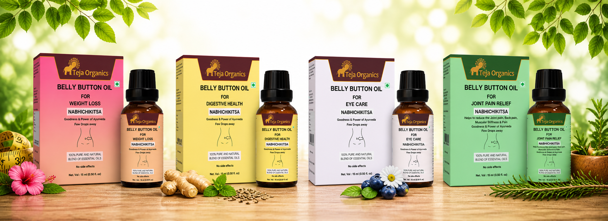 Belly Button Oils - Teja Organics