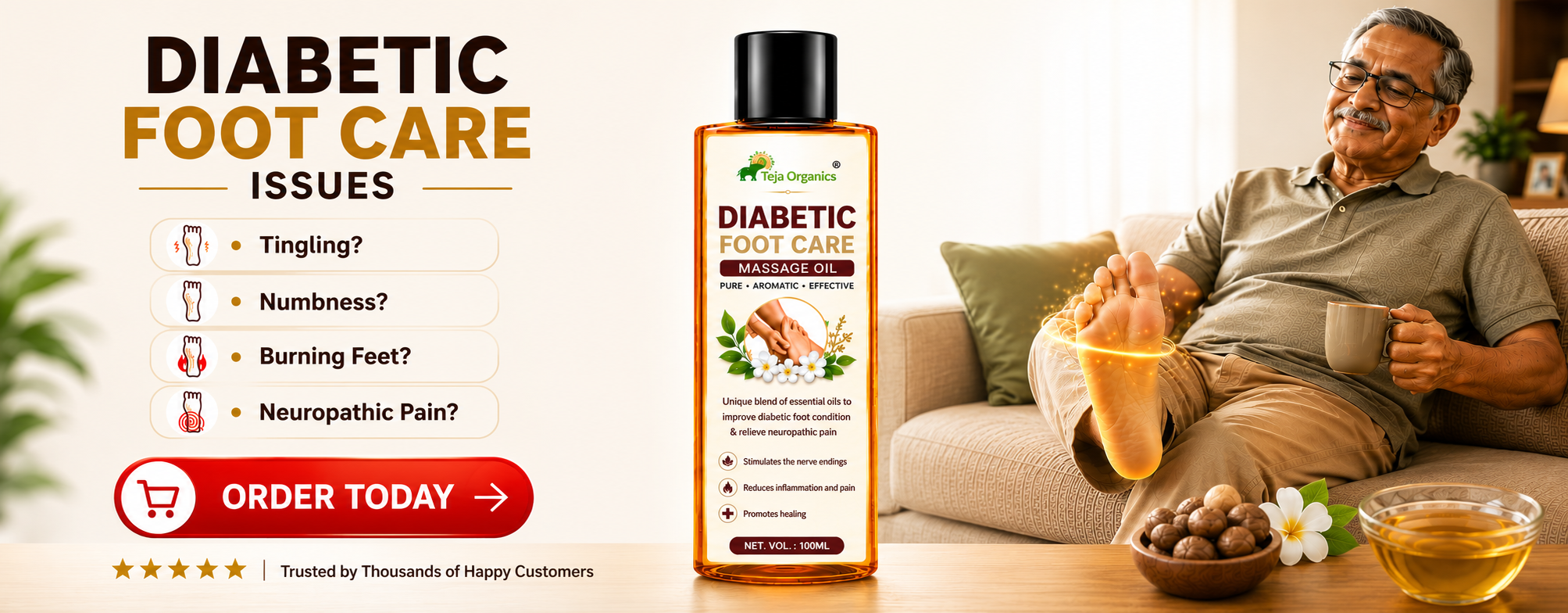 Diabetic Foot Care - Teja Organics