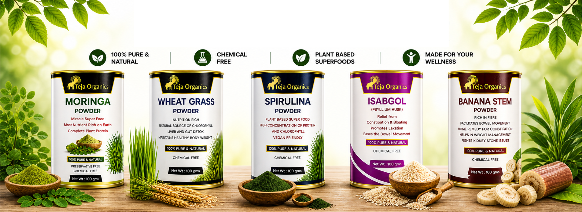 Supplements and Superfoods - Teja Organics