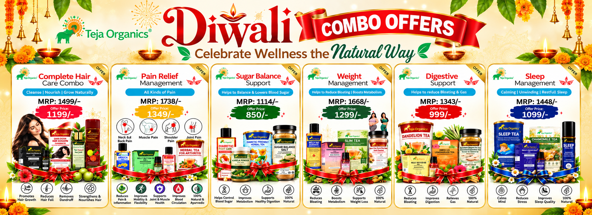 Combo Offers - Teja Organics